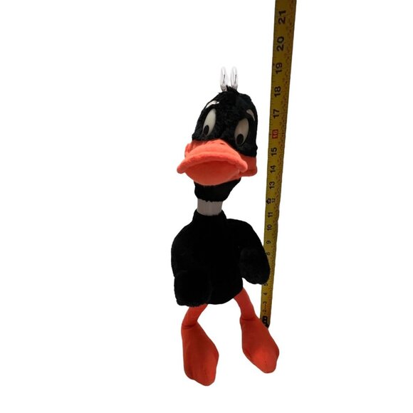 Vintage Warner Bros Daffy Duck Large Plush Vintage Mighty Star Posable Legs - Picture 9 of 9
